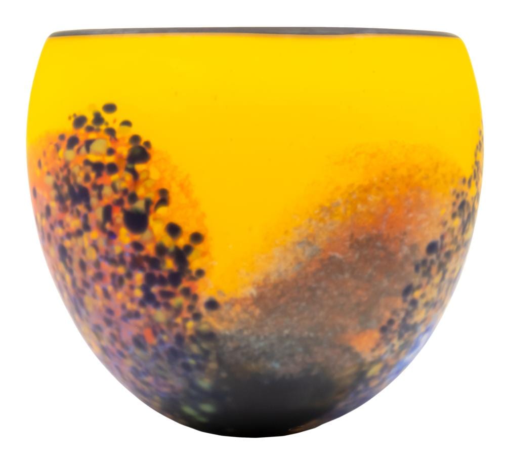 Ioan Nemtoi comparable auction result: ioan nemtoi romanian b 1964 glass vase