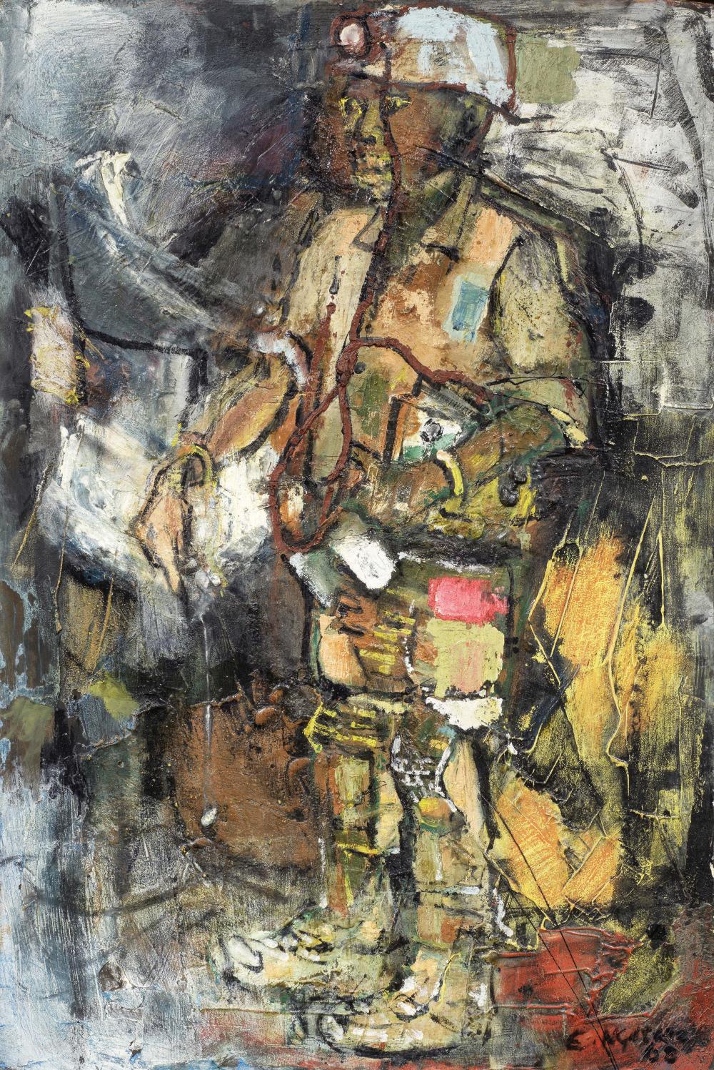 Ephraim Ngatane comparable auction result: ephraim mojalefa ngatane south african 1938 1971 mine worker