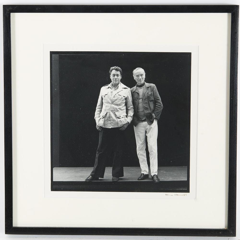 Hans Namuth comparable auction result: hans namuth signed photograph