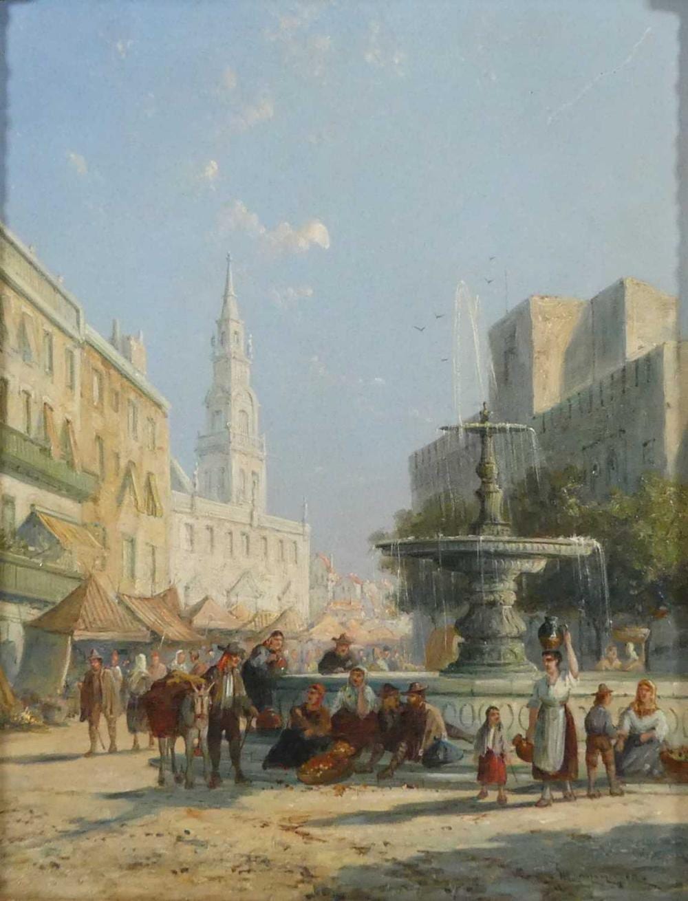 William Raymond Dommersen comparable auction result: william raymond dommersen 1850 1927 valencia oil on canvas re lined signed lower right 44 x 34cm