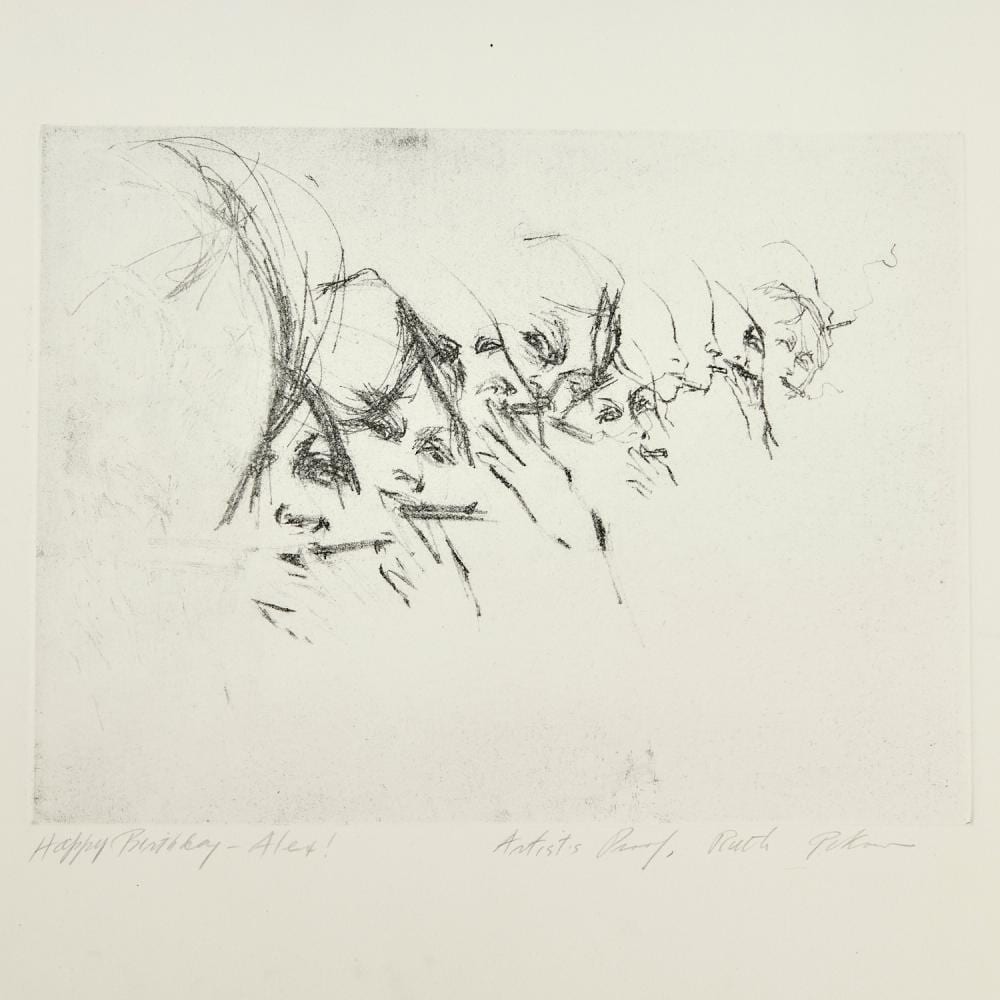 Ruth Gikow comparable auction result: ruth gikow signed artist s proof etching