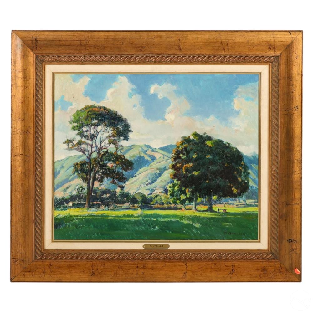 Francisco Vadillo comparable auction result: francisco vadillo b 1933 rural landscape painting