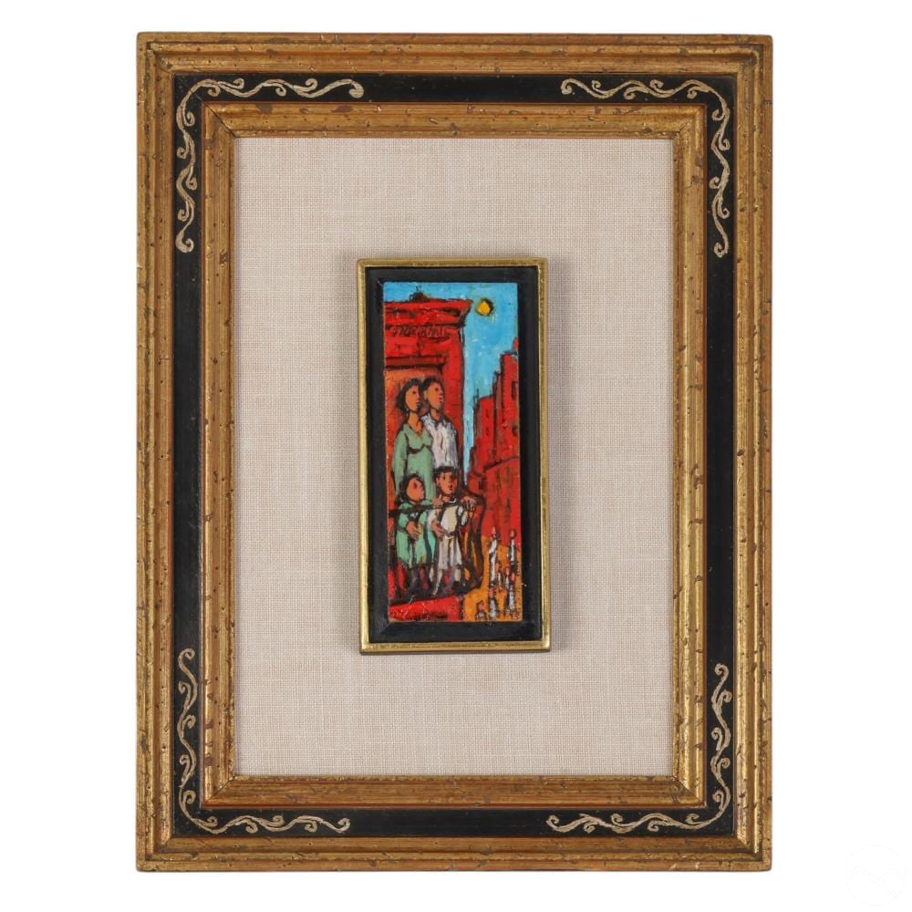 Frank Kleinholz comparable auction result: frank kleinholz 1901 1987 fire escape oil painting