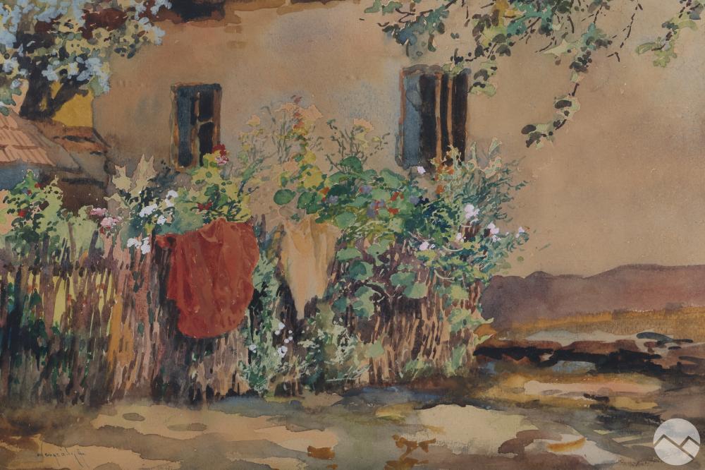 antal neogrady 1861 1942 watercolor painting · Hill Auction Gallery · 2025-03-26 Antal Neogrady comparable auction result: antal neogrady 1861 1942 watercolor painting