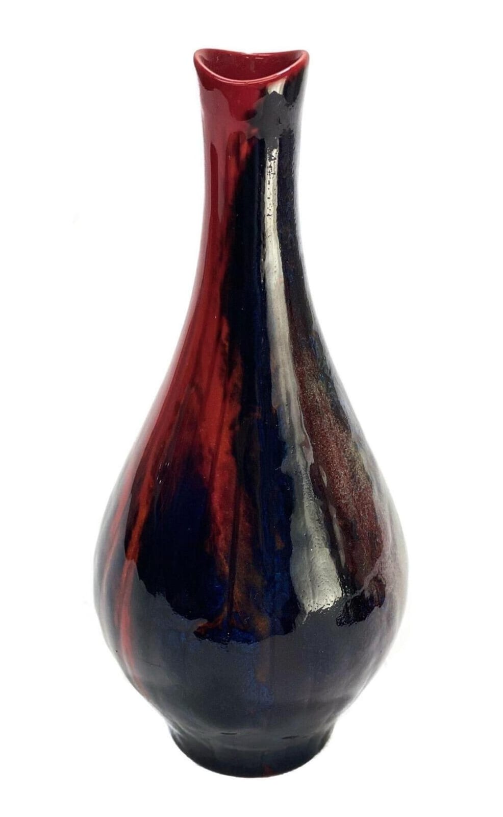 Fred Moore comparable auction result: royal doulton sung ware flambe vase by fred moore