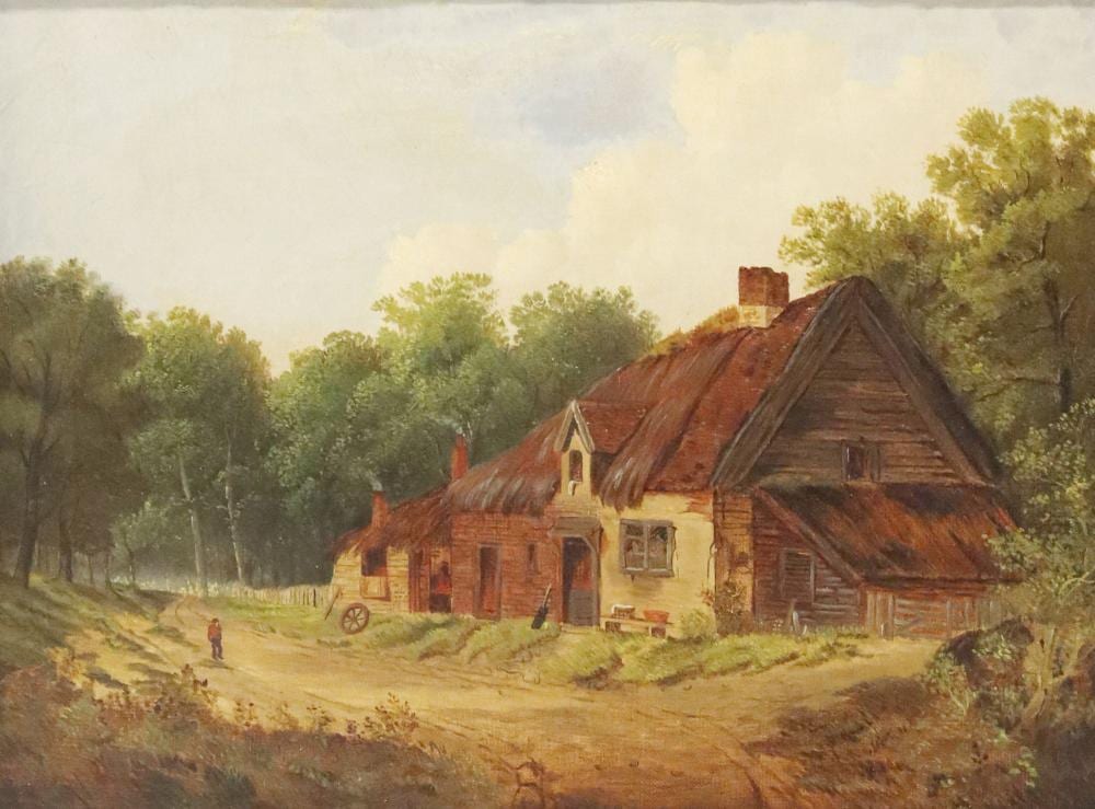 William Frederick Witherington comparable auction result: william frederick witherington 1785 1865 cottage in rural landscape