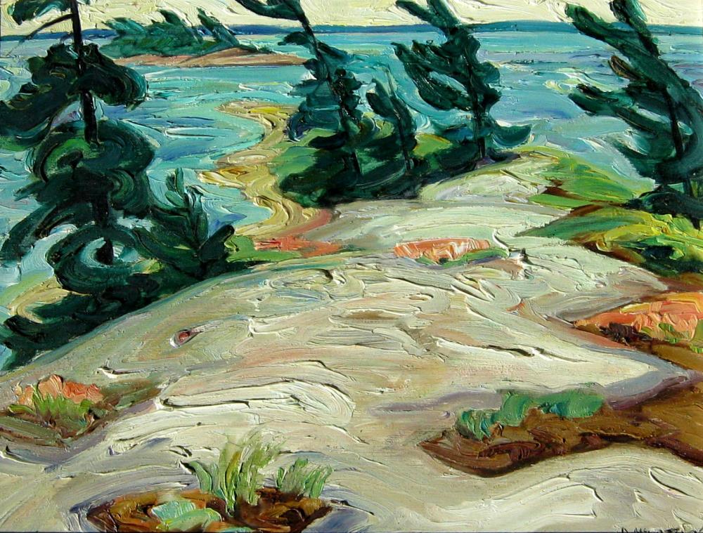 Doris Jean McCarthy comparable auction result: doris jean mccarthy canadian 1910 2010 untitled windswept bay