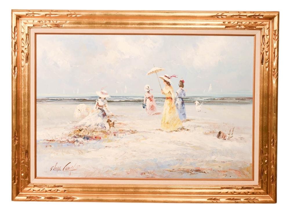 Marie Charlot comparable auction result: marie charlot signed impressionist oil painting
