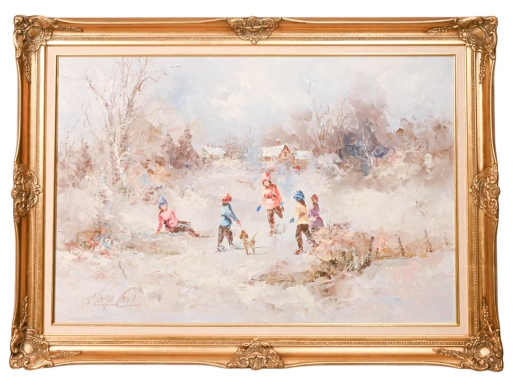 Marie Charlot comparable auction result: marie charlot signed impressionist oil painting