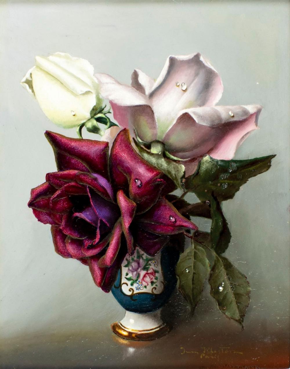 Irene Klestova comparable auction result: irene klestova russia france 1908 1989 oil painting