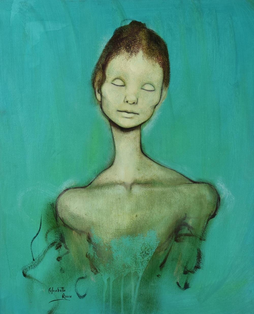 Enrico Colombotto Rosso comparable auction result: enrico colombotto rosso 1925 2013 figura ann