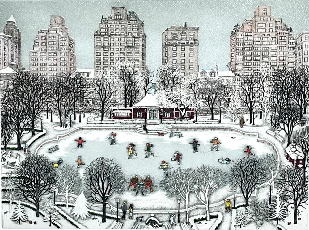cuca romley united states b 1843 skating in central park serigraph ed 159 175 · Woodard Lipe · 2025-03-15 Cuca Romley comparable auction result: cuca romley united states b 1843 skating in central park serigraph ed 159 175