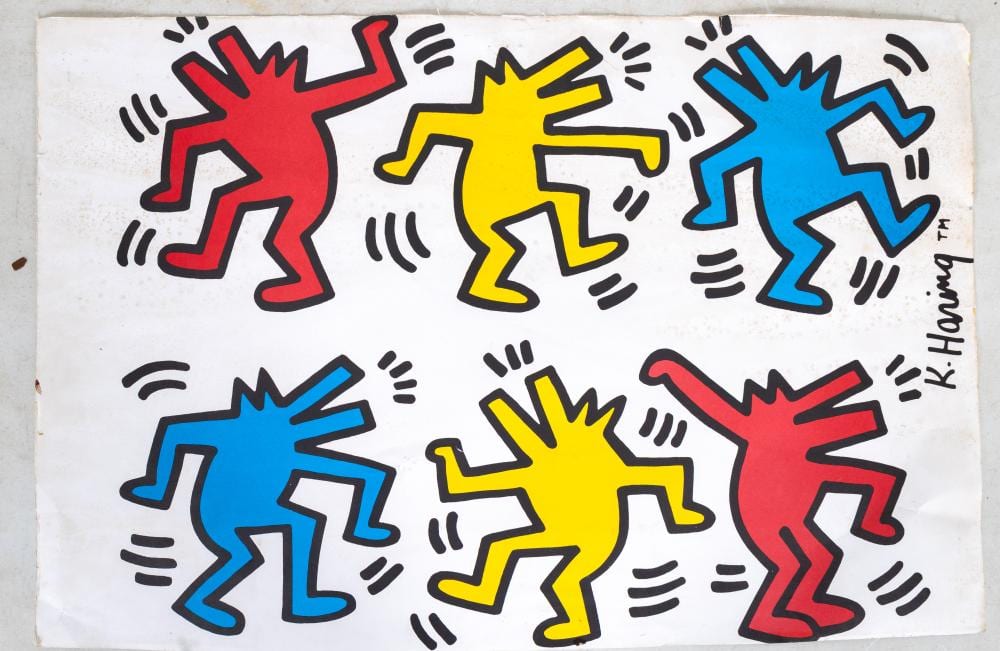 Keith Haring Print sold by Keystone Auctions LLC, lot 238A — auction record photograph