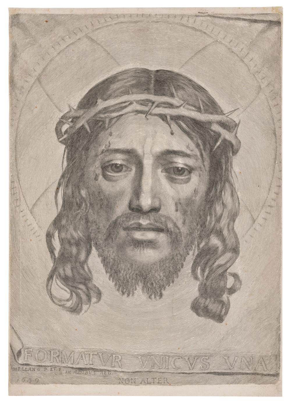 claude mellan 1598 1688 la sainte face or the veil of saint veronica · Christie's · 2025-03-21 Claude Mellan comparable auction result: claude mellan 1598 1688 la sainte face or the veil of saint veronica