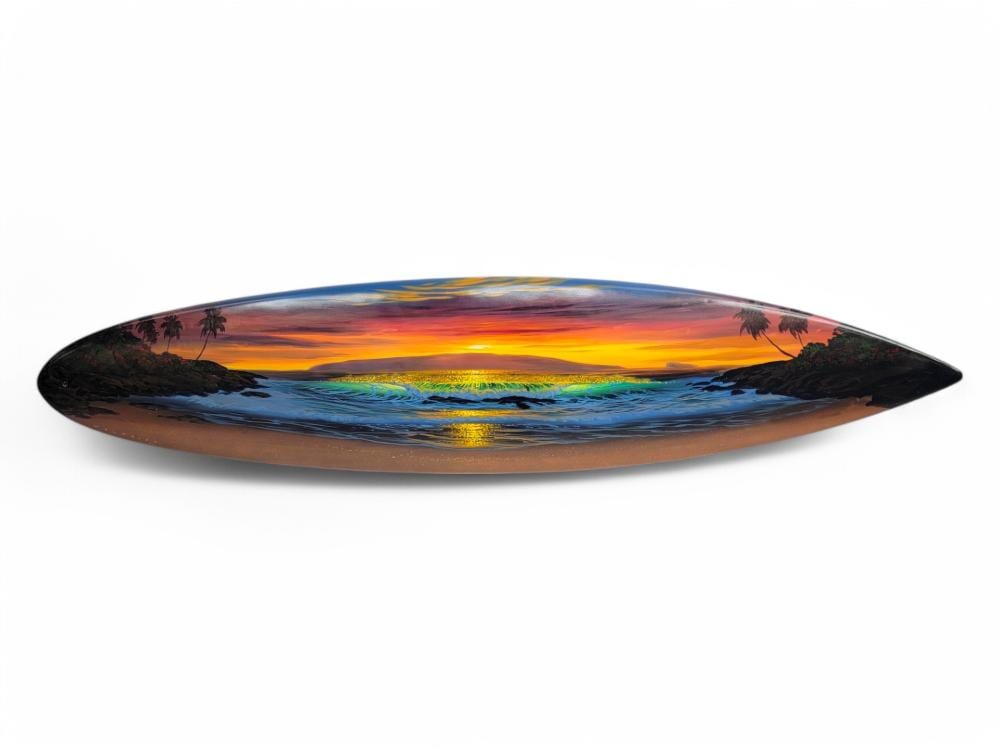 Walfrido Garcia comparable auction result: walfrido garcia island playground surfboard painting on surfboard