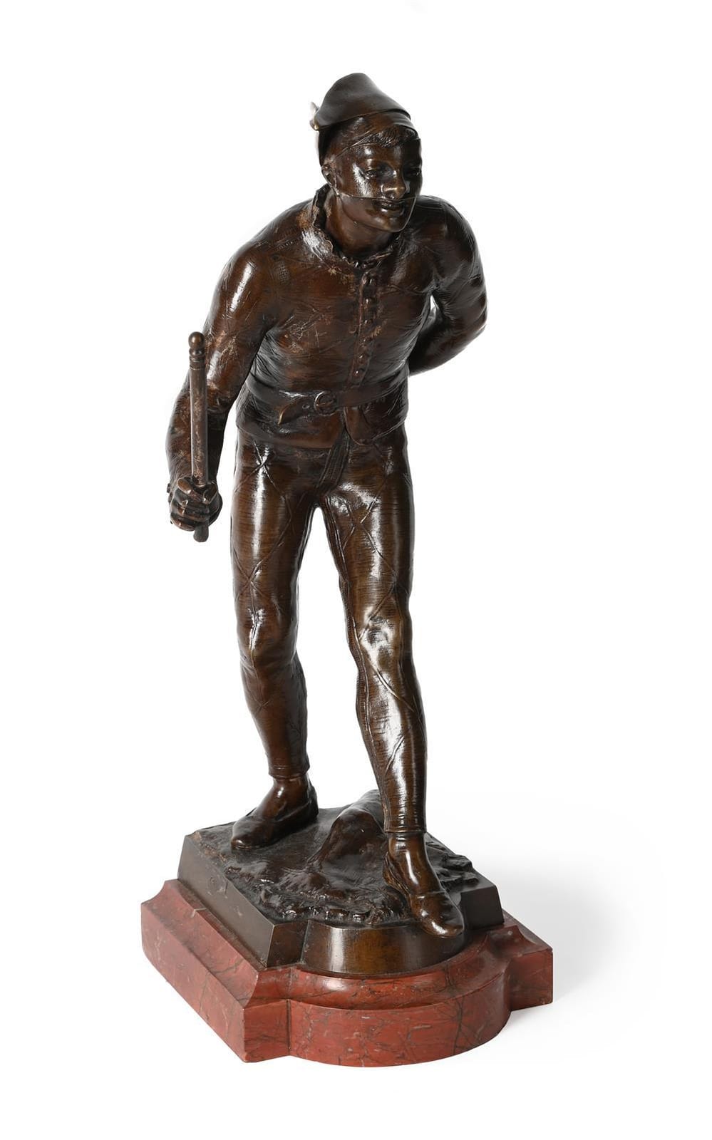 Claudius Marioton comparable auction result: claudius marioton 1844 1919 a bronze figure the harlequin early 20th century