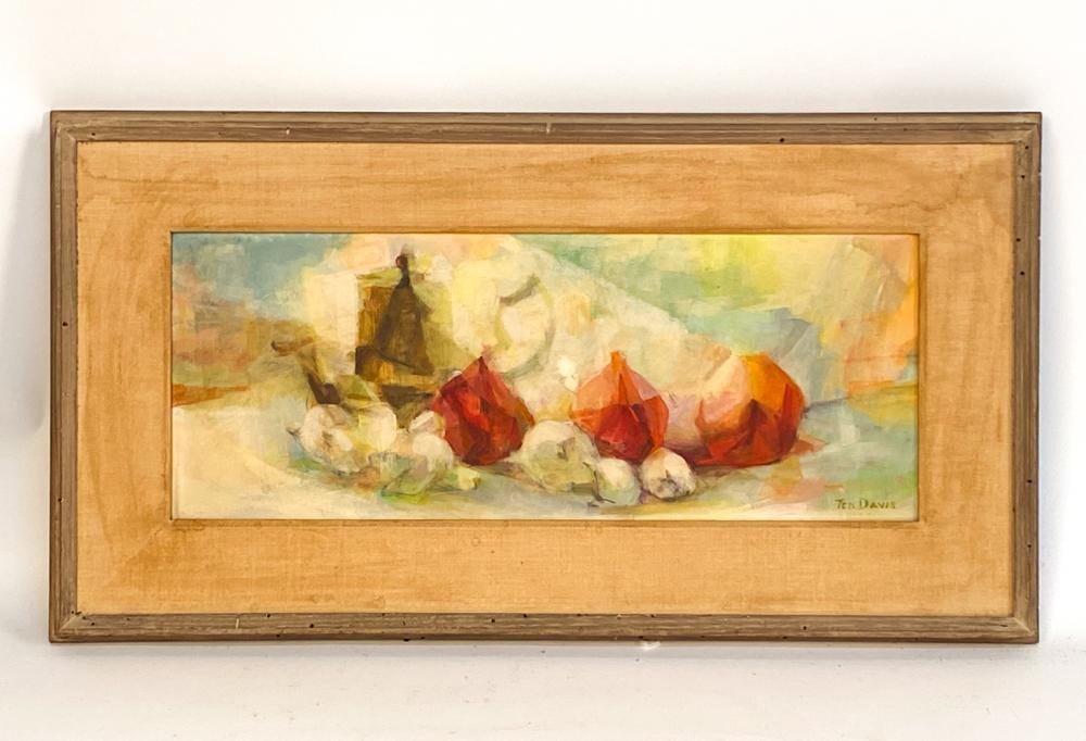 Ted Davis comparable auction result: ted davis 1908 1995 still life o b onions