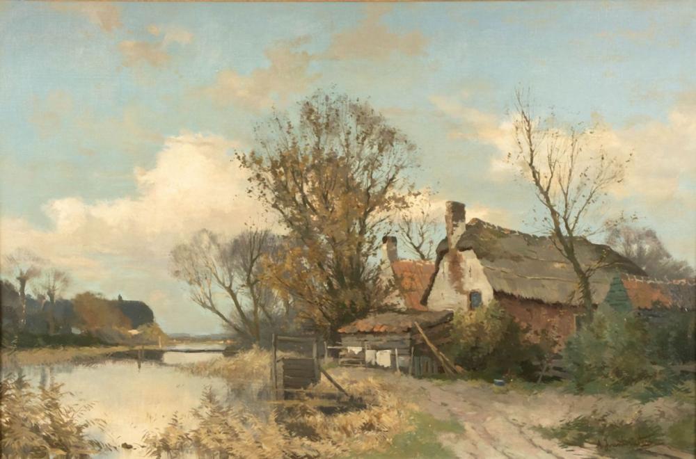 Arend Jan van Driesten comparable auction result: arend jan van driesten 1878 1969 aan de wetering te zoeterwoude