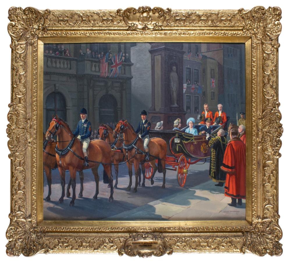john leigh pemberton british 1911 1997 george vi at temple bar · Sloane Street Auctions · 2025-03-28 John Leigh-Pemberton comparable auction result: john leigh pemberton british 1911 1997 george vi at temple bar