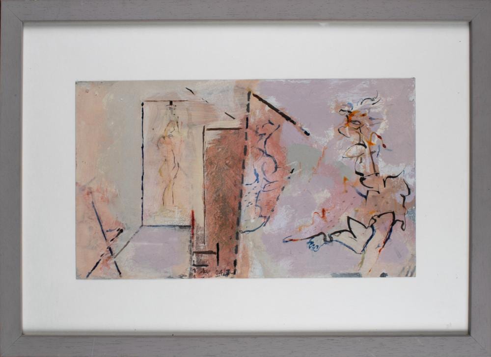 Anthony Whishaw comparable auction result: anthony whishaw british b 1930 why are you taking so long in the shower