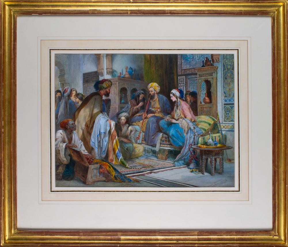 charles cattermole british 1832 1900 a scene in a bazaar · Sloane Street Auctions · 2025-03-28 Charles Cattermole comparable auction result: charles cattermole british 1832 1900 a scene in a bazaar
