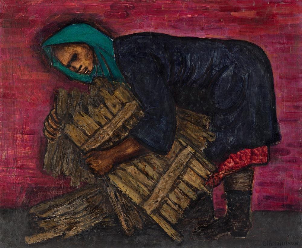 Ellis Wilson comparable auction result: ellis wilson 1899 1977 breaking down fences