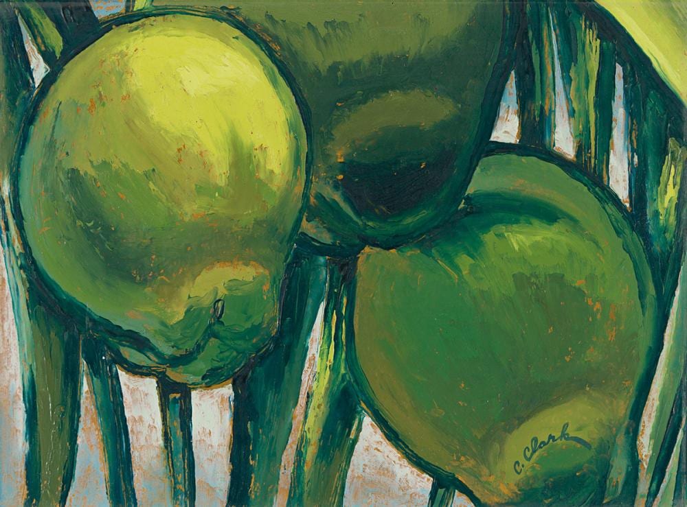 Claude Clark comparable auction result: claude clark 1915 2001 growing coconuts puerto rico