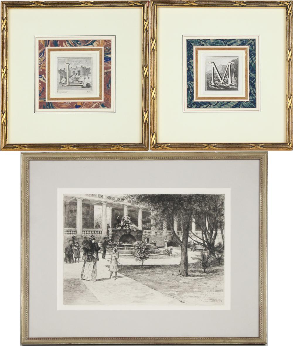 Luigi Vanvitelli comparable auction result: luigi vanvitelli 1700 1773 letter l etching