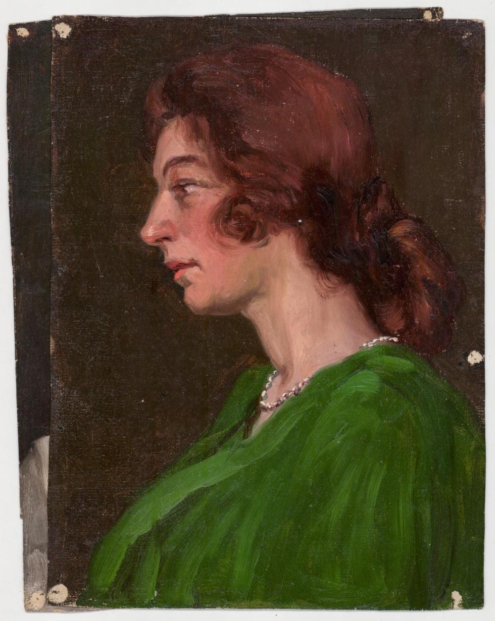 Frederick B. Kress comparable auction result: frederick b kress 2 oil on canvas portraits