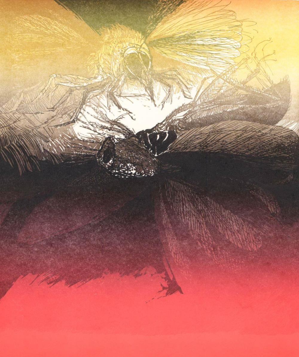 George Lockwood comparable auction result: george lockwood lithograph the wasp