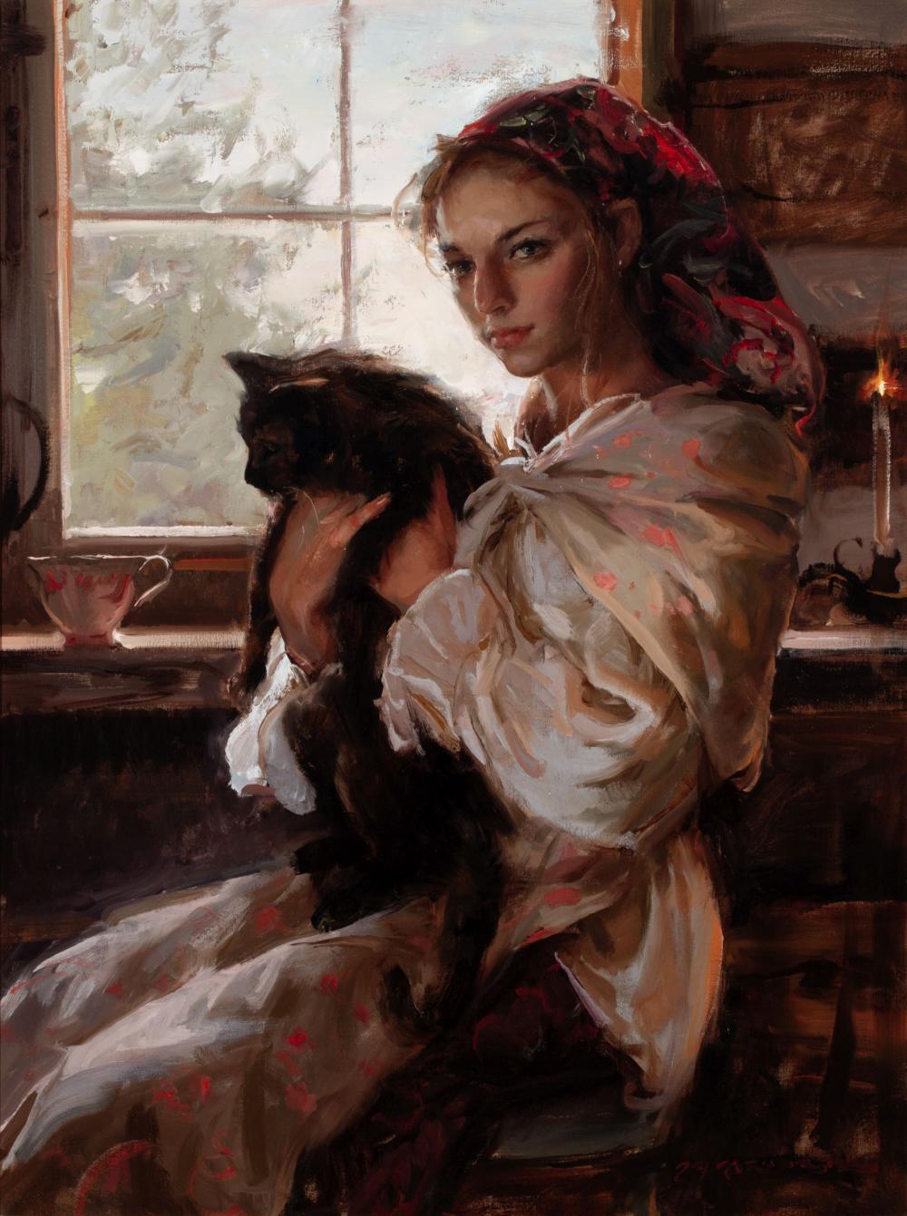 Dan Gerhartz comparable auction result: daniel gerhartz born 1965 oil on canvas