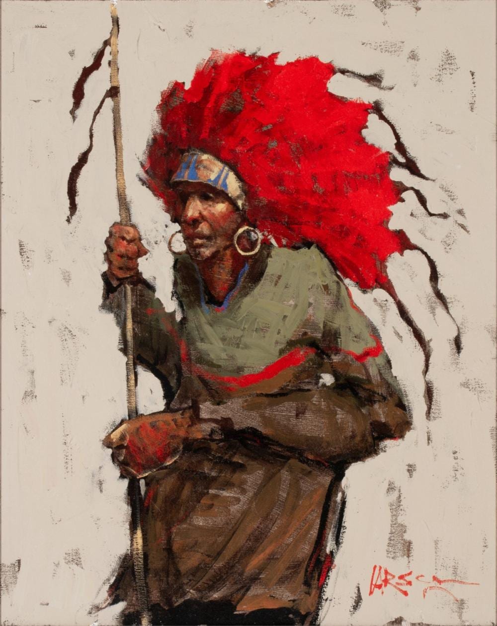 mike larsen oklahoma b 1945 oil on canvas · Dirk Soulis Auctions · 2025-03-29 Mike Larsen comparable auction result: mike larsen oklahoma b 1945 oil on canvas