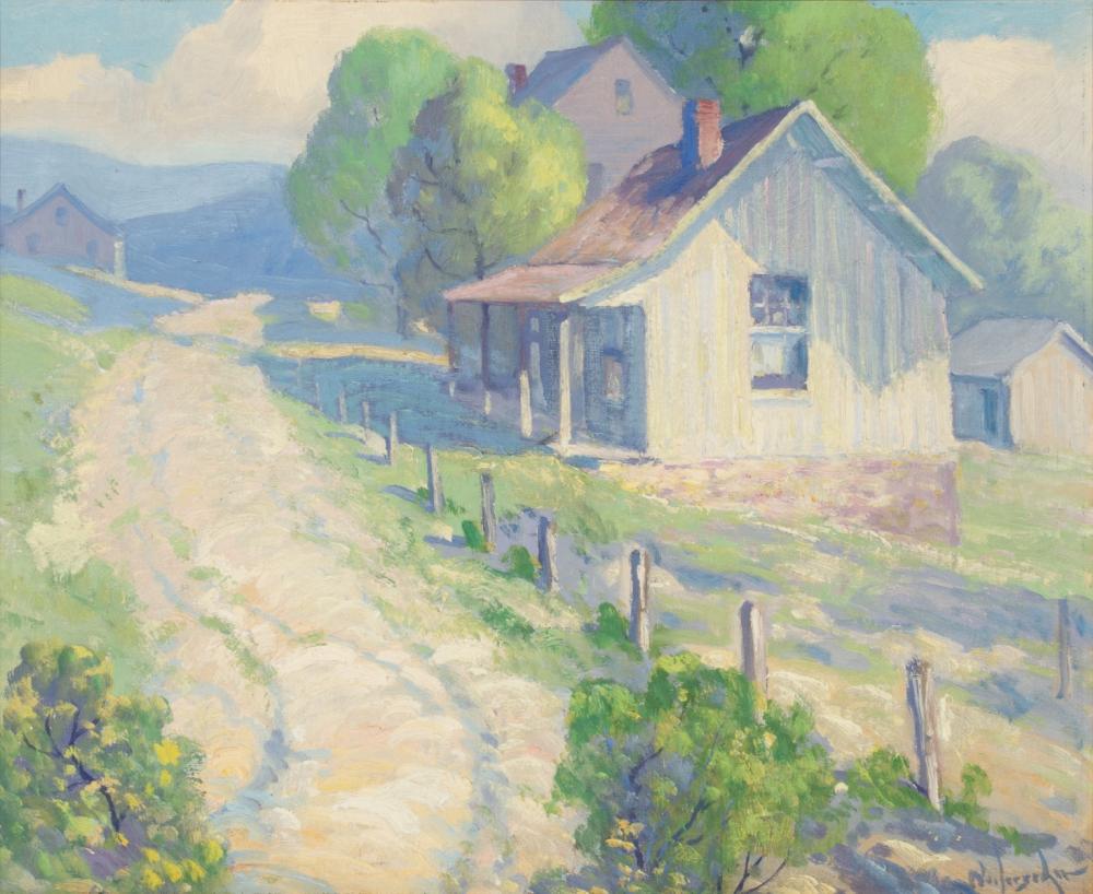 Frank Nuderscher comparable auction result: frank nuderscher 1880 1959 oil on artist s board