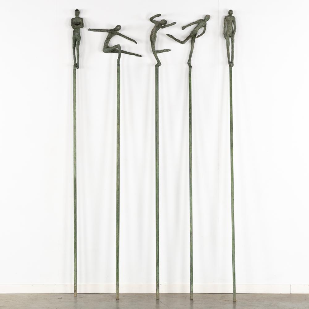 Ann Vrielinck comparable auction result: ann vrielinck 1966 philosophy ga76 five garden statues