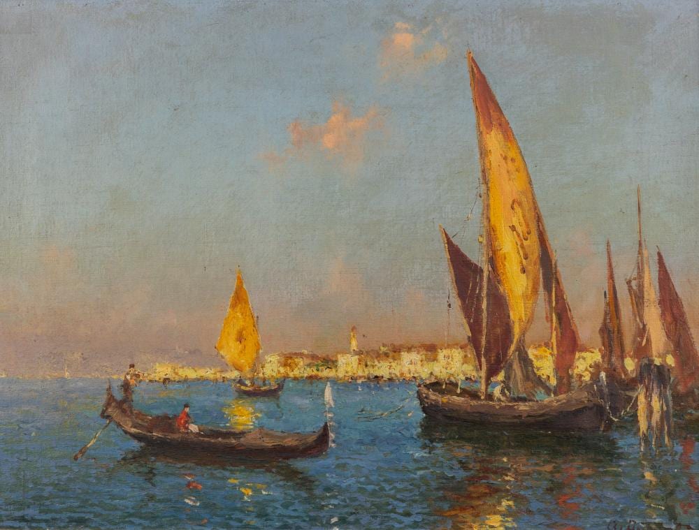 Albert Ferdinand Duprat comparable auction result: albert ferdinand duprat 1882 1974 view on venice
