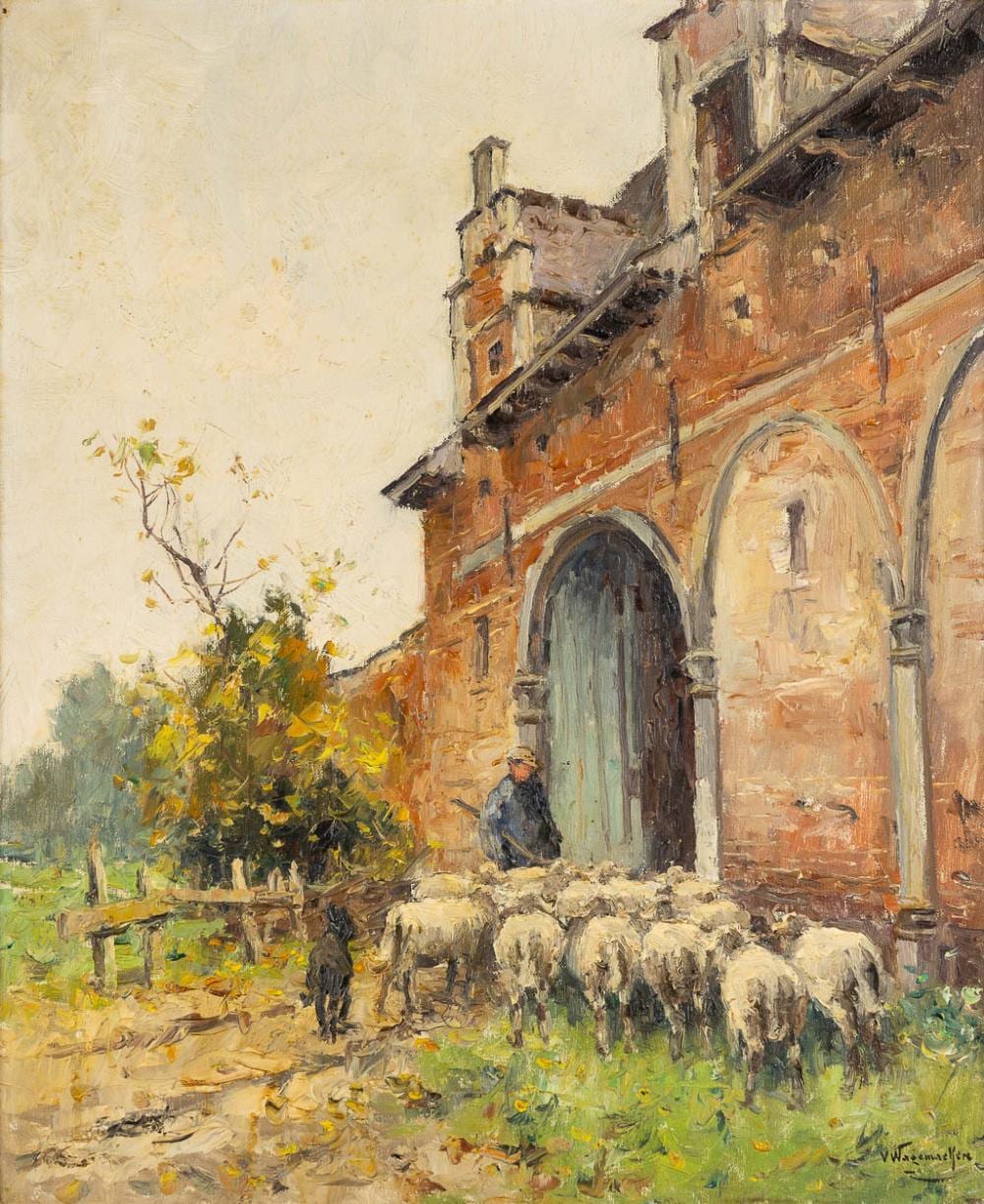 Victor Wagemaekers comparable auction result: victor wagemaekers 1876 1953 sheep herder