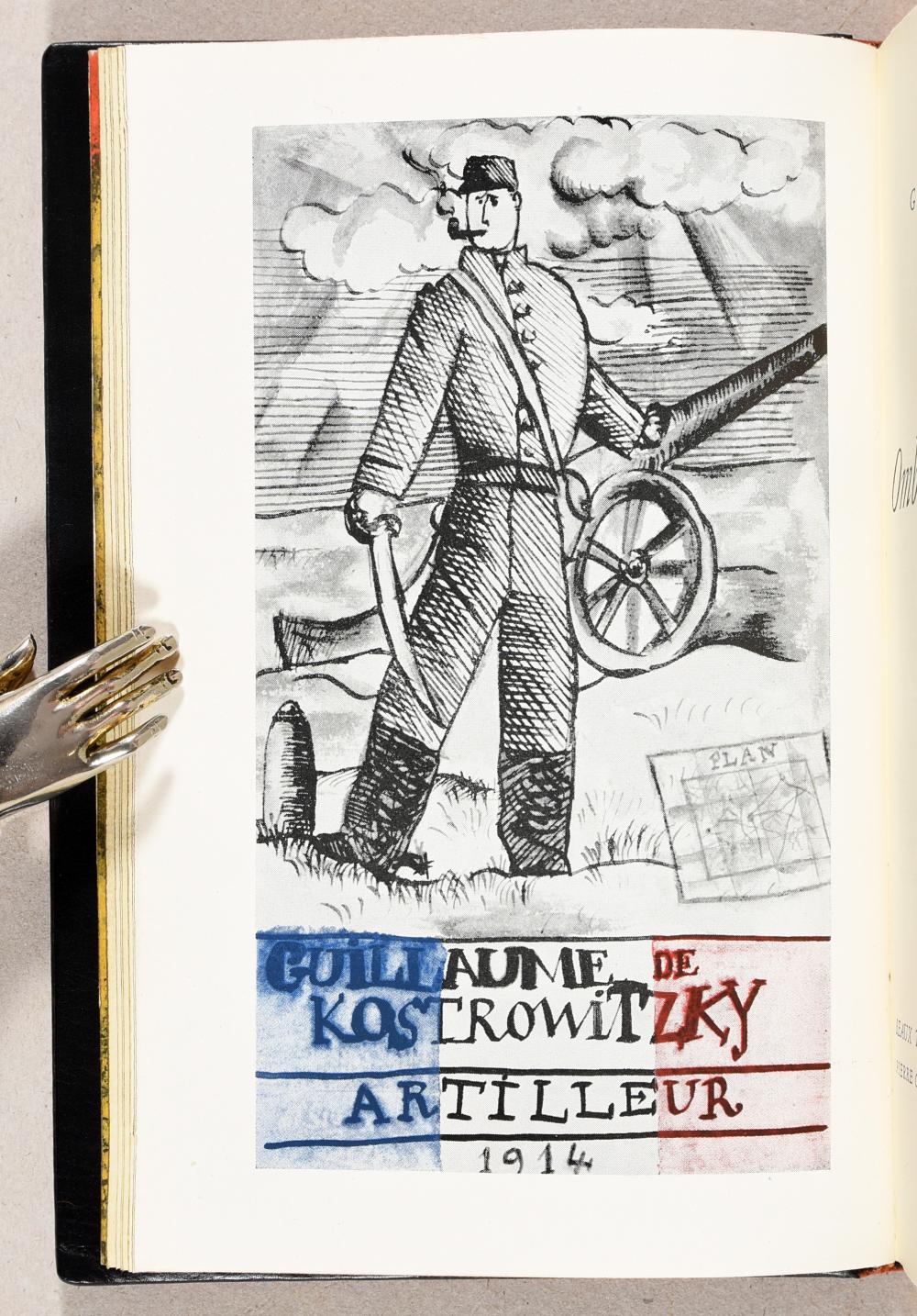 Guillaume Apollinaire comparable auction result: ombre de mon amour avec de nombreux documents et dessins in dits et un portrait d apollinaire par picasso