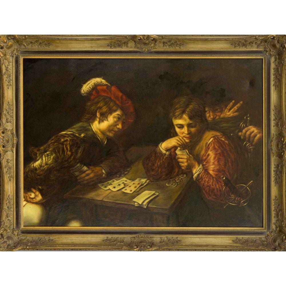 Valentin de Boulogne comparable auction result: valentin de boulogne 1594 1632 copy