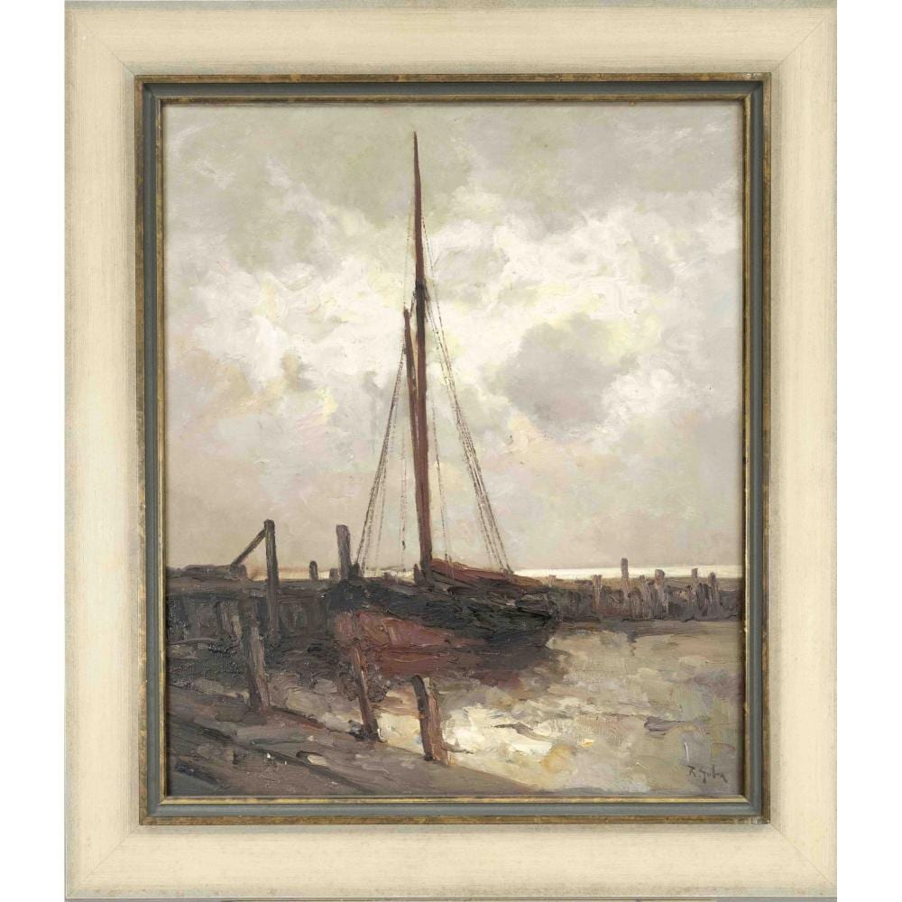 Rudolph Guba comparable auction result: rudolf anton guba 1884 1950 fishing