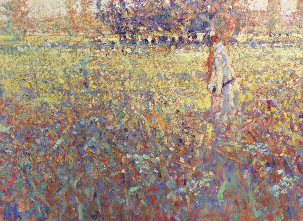 Arthur Maderson comparable auction result: arthur karl maderson british born 1942 pasture towards sunset