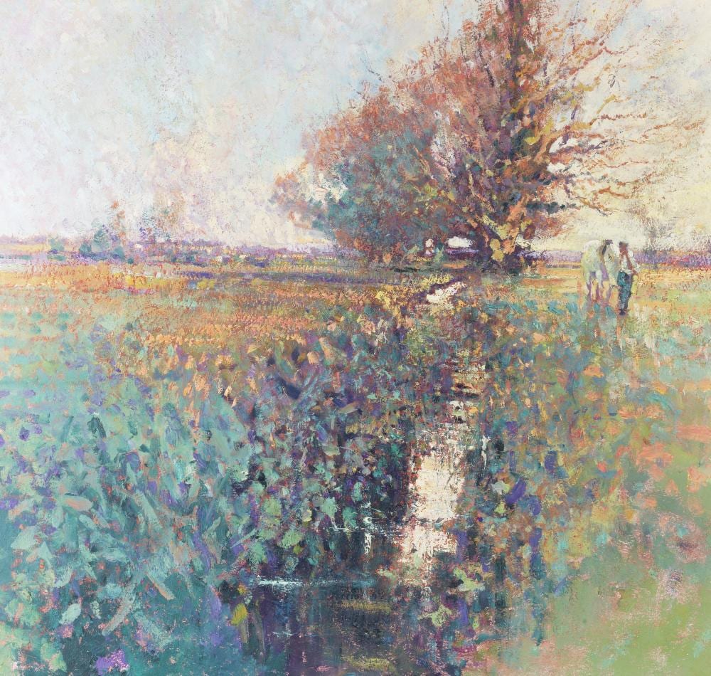 Arthur Maderson comparable auction result: arthur karl maderson british born 1942 figures by a stream