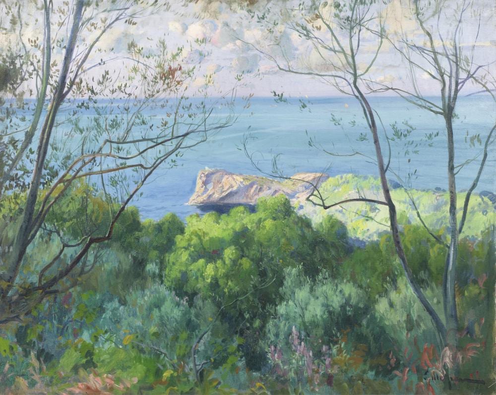 Eliseo Meifrén Roig comparable auction result: eliseo meifr n roig spanish 1859 1940 sa foradada costa de dei mallorca