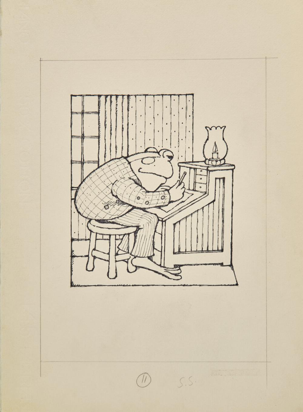 Arnold Lobel comparable auction result: arnold lobel american 1933 1987 arnold lobel frog and toad original illustration