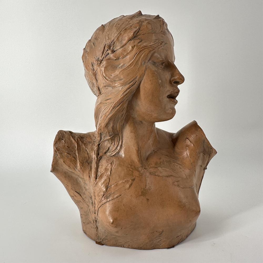 Isidore de Rudder comparable auction result: isidore de rudder 1855 1943 daphn epreuve en terre cuite ht 45 cm