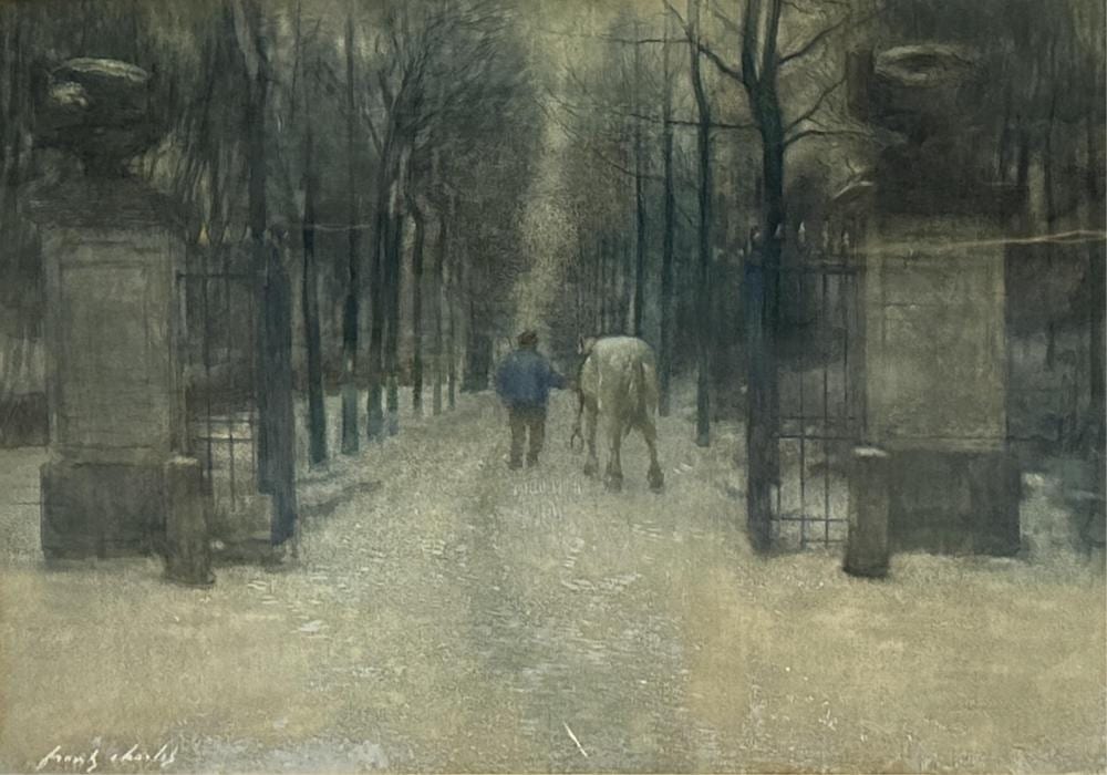 frantz charlet 1862 1928 la grille du ch teau pastel dimensions 61 x 88 cm · MJV Soudant · 2025-03-23 Frantz Charlet comparable auction result: frantz charlet 1862 1928 la grille du ch teau pastel dimensions 61 x 88 cm