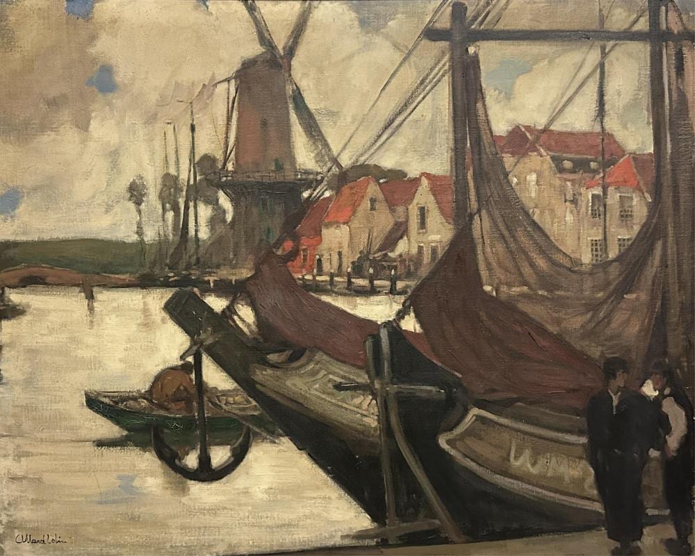 Fernand Allard-L'Olivier comparable auction result: fernand allard l olivier 1883 1933 vue du port huile sur toile dimensions 78 x 99 cm