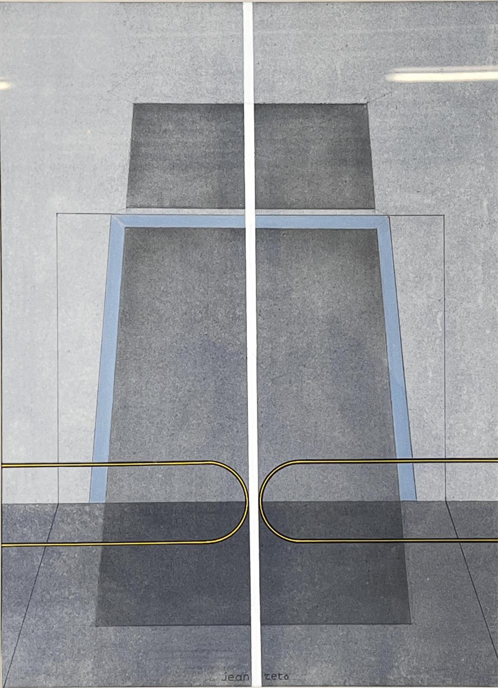 Jean Rets comparable auction result: jean rets 1910 1998 abstraction aquarelle dimensions 55 x 39 cm