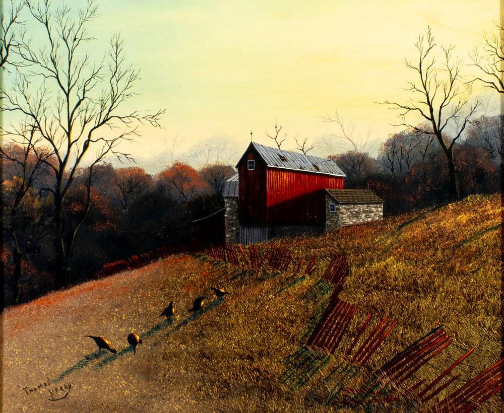Thomas Kerry comparable auction result: thomas kerry ny 20 21c oil painting antique