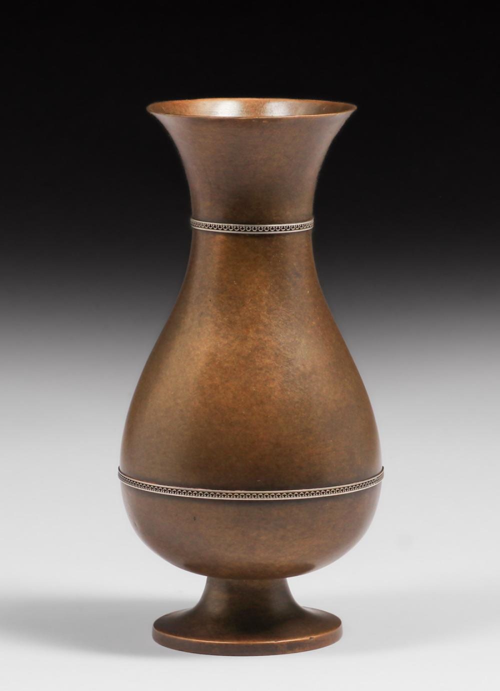 Gorham Silver comparable auction result: gorham silver bronze vase c1890s