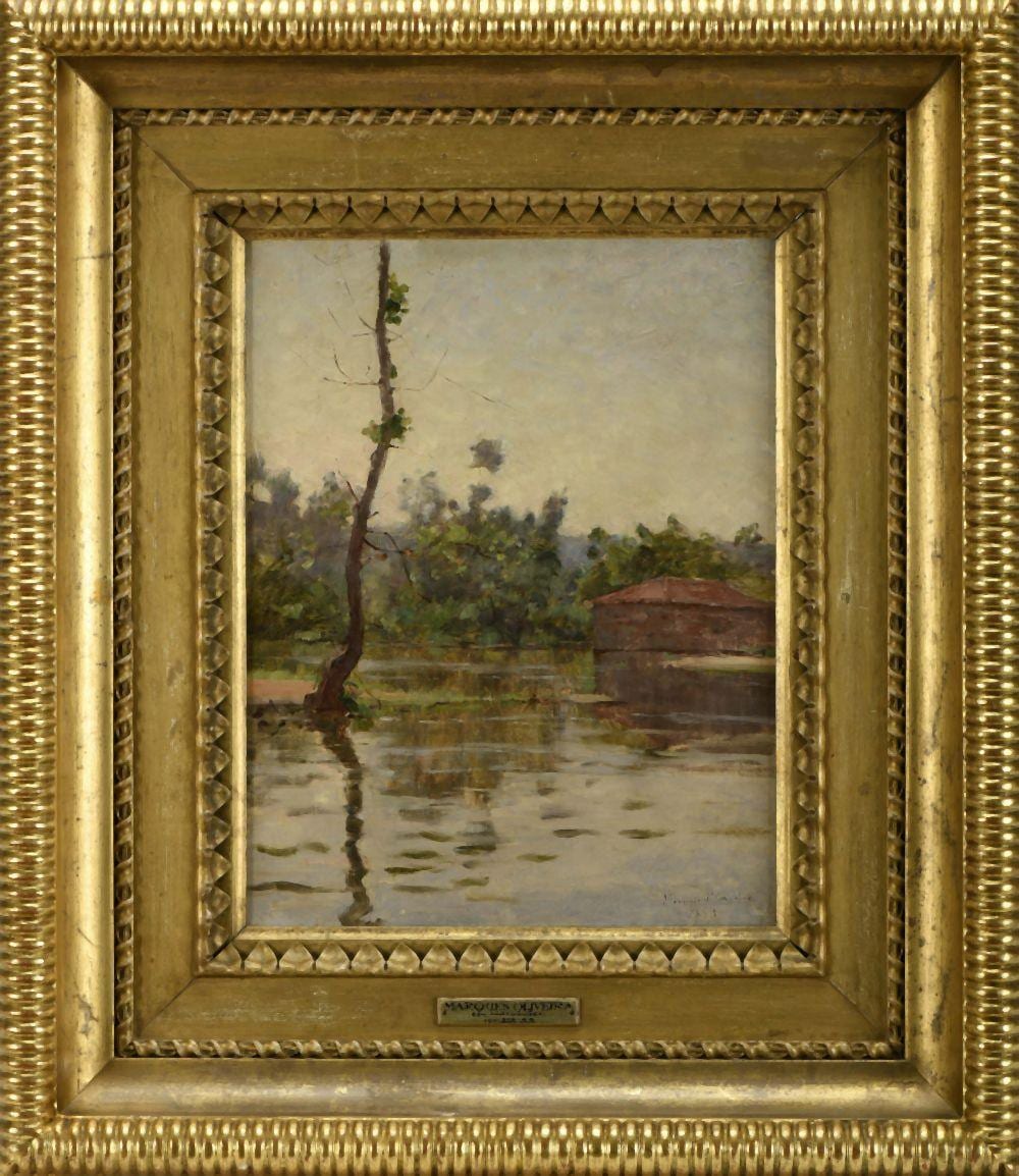 Joao Marques de Oliveira comparable auction result: landscape